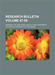 Research bulletin Volume 47-58,1236444647,9781236444646