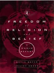 Freedom of Religion and Belief A World Report,0415159784,9780415159784