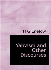 Yahvism and Other Discourses,1140087371,9781140087373