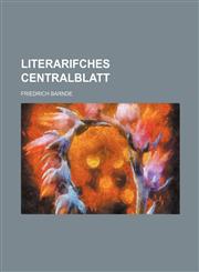 Literarifches Centralblatt,1130396118,9781130396119