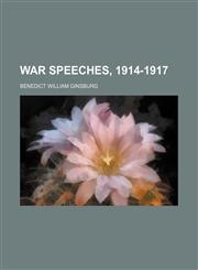 War speeches, 1914-1917,1154886484,9781154886481
