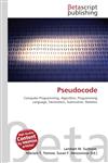 Pseudocode,6130317778,9786130317775