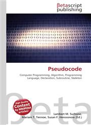 Pseudocode,6130317778,9786130317775