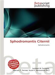 Sphodromantis Citernii,6137651045,9786137651049
