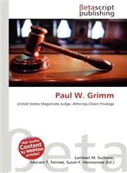 Paul W. Grimm,6134431540,9786134431545