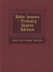 Bible Lessons,1287673902,9781287673903