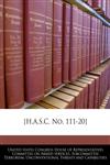 [H.A.S.C. No. 111-20],1240562101,9781240562107