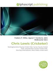 Chris Lewis (Cricketer),6135567209,9786135567205