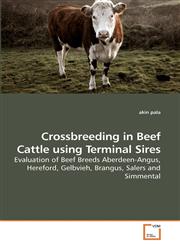 Crossbreeding in Beef Cattle using             Terminal Sires,363923524X,9783639235241