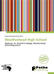 Weatherhead High School,6138993845,9786138993841