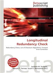 Longitudinal Redundancy Check,6132968431,9786132968432