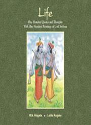 Life One Hundred Quotes and Thoughts with one Hundred Paintings of Lord Krishna 1st Edition,8124606188,9788124606186