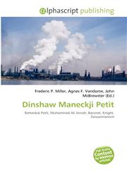Dinshaw Maneckji Petit,6134377287,9786134377287