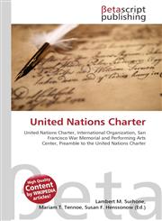 United Nations Charter,6130310862,9786130310868