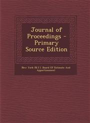 Journal of Proceedings - Primary Source Edition,1287546218,9781287546214