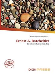 Ernest A. Batchelder,6136707233,9786136707235