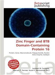 Zinc Finger and BTB Domain-Containing Protein 16,6137608840,9786137608845