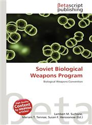 Soviet Biological Weapons Program,6135495534,9786135495539