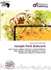 Joseph Park Babcock,6137378446,9786137378441