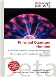 Principal Quantum Number,6130531788,9786130531782