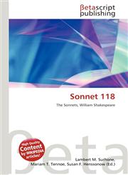 Sonnet 118,6133563176,9786133563179