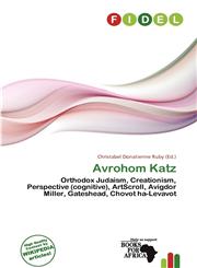 Avrohom Katz,6136992027,9786136992020