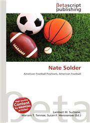 Nate Solder,6135307452,9786135307450