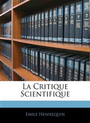 La Critique Scientifique,1141363070,9781141363070