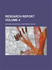 Research report Volume 4,1234390272,9781234390273