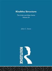 Khalkha Structure,0700708243,9780700708246