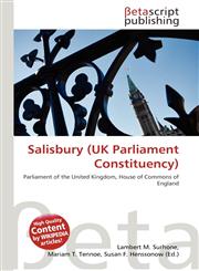 Salisbury (UK Parliament Constituency),6134829714,9786134829717