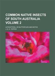 Common Native Insects of South Australia; Lepidoptera, or Butterflies and Moths Volume 2,1154758648,9781154758641