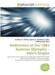 Badminton at the 1992 Summer Olympics - Men's Singles,6135607669,9786135607666