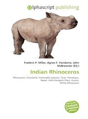 Indian Rhinoceros,613429425X,9786134294256