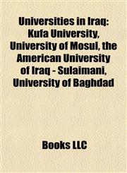 Universities in Iraq Kufa University,1156697662,9781156697665