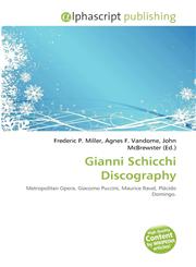 Gianni Schicchi Discography,6134377694,9786134377690