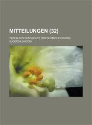 Mitteilungen (32),1153543117,9781153543118