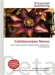 Colobocarpos Nanus,6134878359,9786134878357
