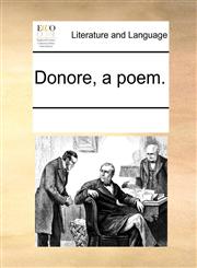 Donore, a poem.,1170319882,9781170319888