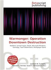 Warmonger Operation Downtown Destruction,6133559403,9786133559400
