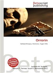 Orrorin,6136412365,9786136412368