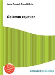 Goldman Equation,5511398047,9785511398044