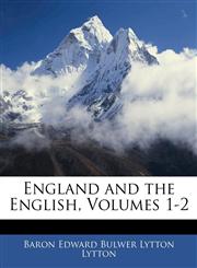 England and the English, Volumes 1-2,1144037522,9781144037527
