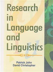 Research in Language and Linguistics New Edition,8131102688,9788131102688
