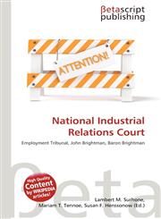 National Industrial Relations Court,613618480X,9786136184807