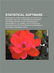 Statistical software Mathematica, SPSS, Comparison of statistical packages, SAS, List of information graphics software, Epi Info, XLSTAT,1156617693,9781156617694