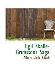Egil Skalle-Grimssons Saga,1103339737,9781103339730