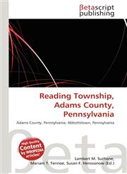 Reading Township, Adams County, Pennsylvania,6136079852,9786136079851