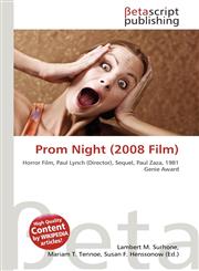 Prom Night (2008 Film),6131015929,9786131015922