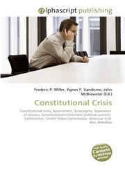 Constitutional Crisis,6130249047,9786130249045
